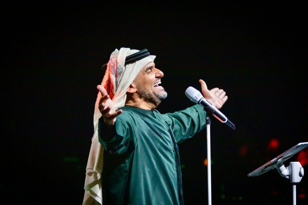 ليلة من العمر في الاتحاد ارينا للفنان حسين الجسمي وحشد جماهيري كبير