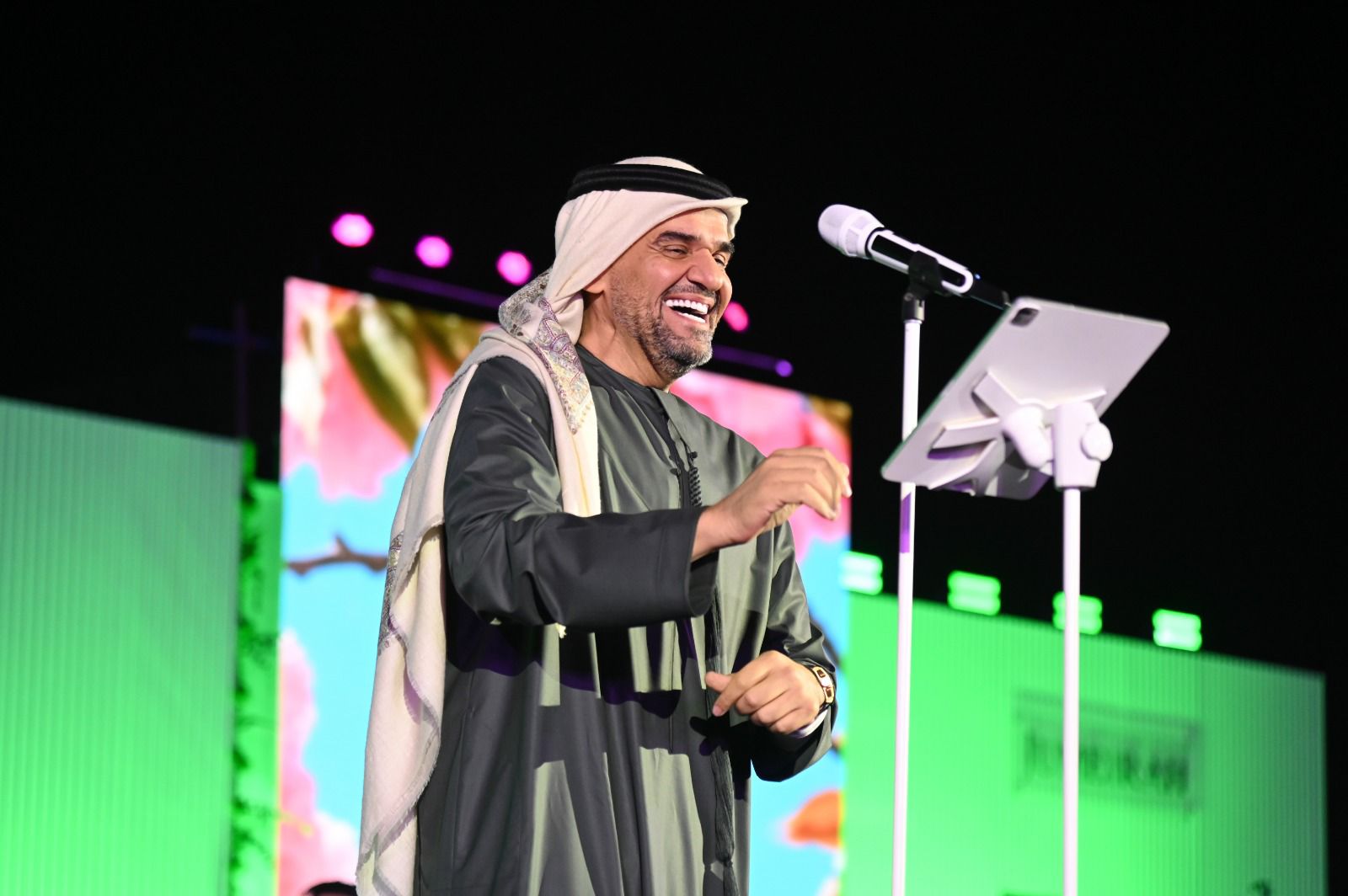 حسين الجسمي وكاتي بيري يشعلان اجواء امسية عالمية في أبو ظبي