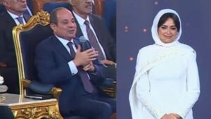 الرئيس السيسي يدعو بالشفاء للفنانة هبة مجدي في احتفالية المولد النبوي الشريف وشعورها بالامتنان