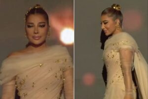أصالة تتسلم عود والدها الراحل مصطفي نصري وتتصدر التريند بعد حفلها الكبير بسوريا