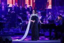 صورة ماجدة الرومي … ليلة أطل القمر وشعشع الأرض